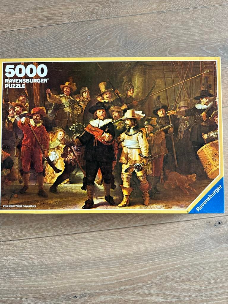 Ravensburger De Nachtwacht 5000 stukjes legpuzzel, Ophalen, Meer dan 1500 stukjes, Zo goed als nieuw, Legpuzzel