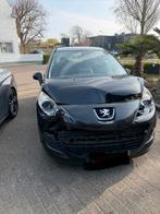 Peugot 207 zwart 1.4 met schade  voor onderdelen of klusser, Auto's, Stof, Zwart, Handgeschakeld, 1400 cc