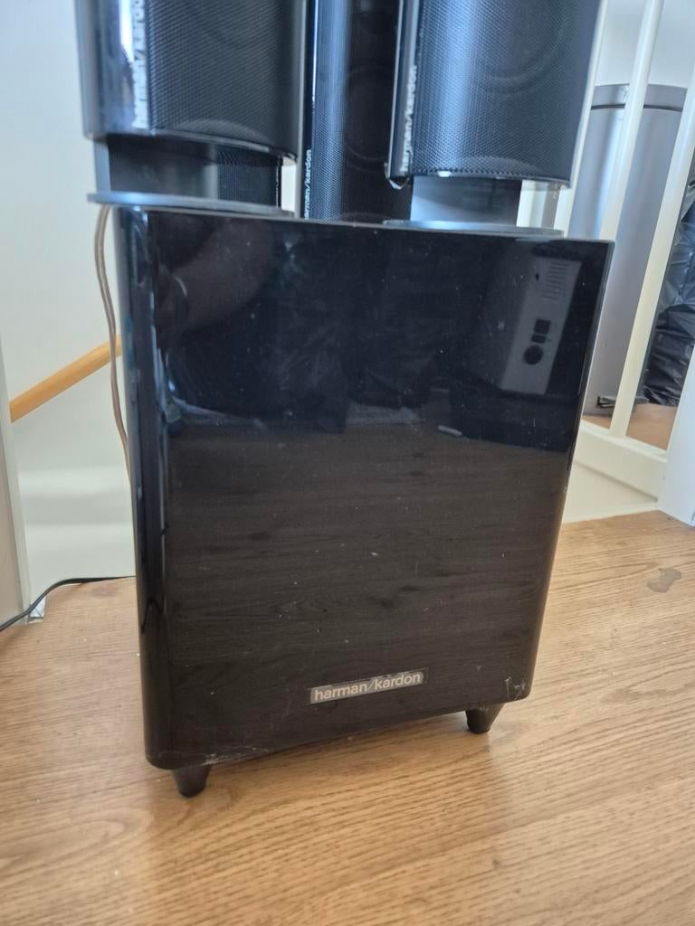 Harman Kardon HKTS 220SUB/230 Surroundset met Subwoofer, Audio, Tv en Foto, Luidsprekers, Gebruikt, Complete surroundset, 120 watt of meer