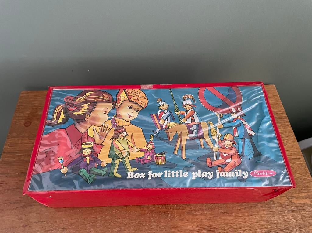 Vintage Playmobil koffer nr 2 met inhoud, Ophalen of Verzenden, Zo goed als nieuw