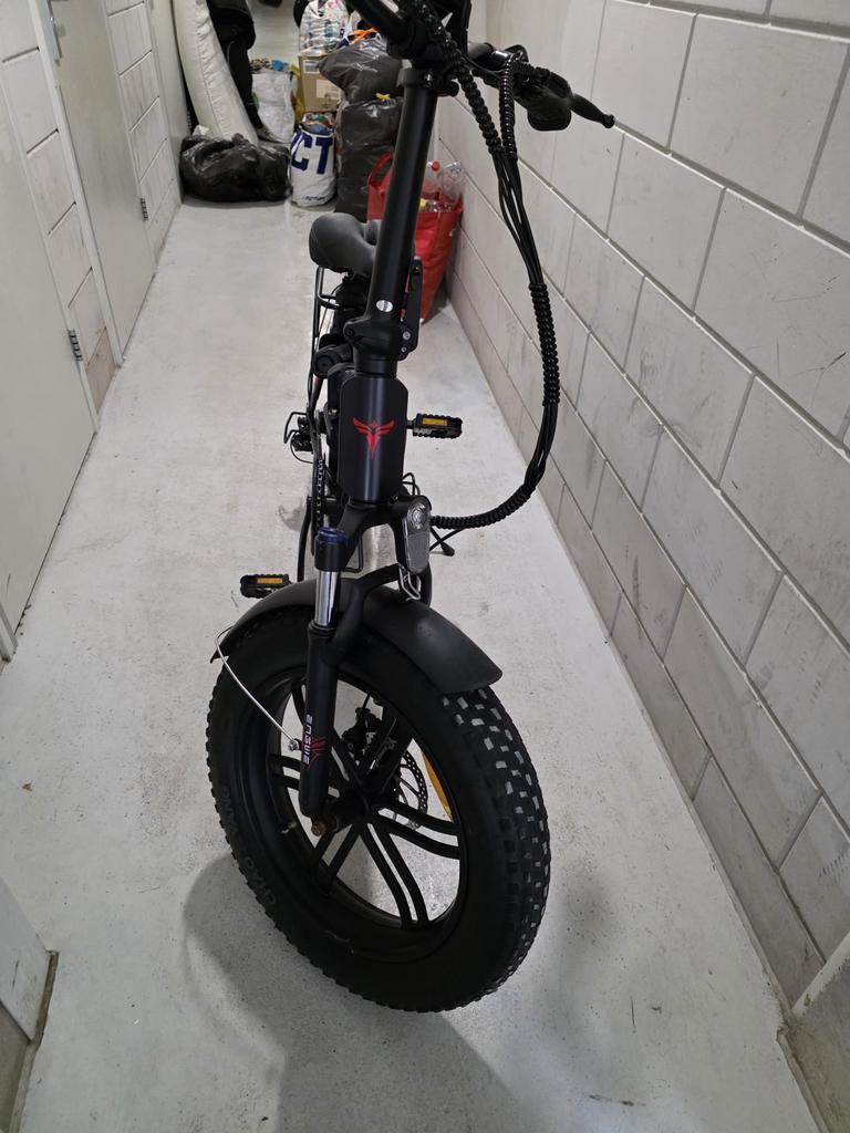 Engwe elektrische vouwfiets met dikke banden, Fietsen en Brommers, Elektrische fietsen, Overige merken, Ophalen of Verzenden, Zo goed als nieuw