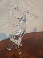 Glazen Paard Beeld Kristal Met Schade, Verzamelen, Swarovski, Ophalen of Verzenden, Zo goed als nieuw, Figuurtje