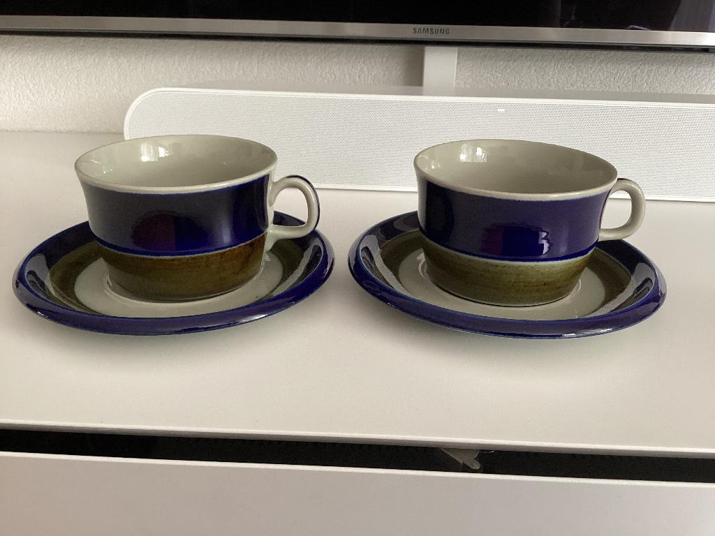 Rorstrand Elisabeth thee kop en schotel, Ophalen, Porselein, Overige stijlen, Kop(pen) en/of Schotel(s)