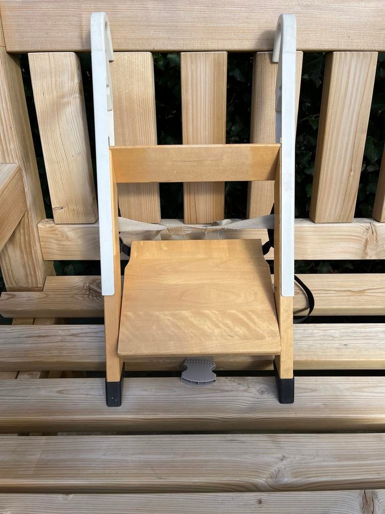 Stokke HandySitt Stoelverhoger - Gaat nog prima een ronde me, Ophalen of Verzenden, Gebruikt, Overige typen, Gordel(s)