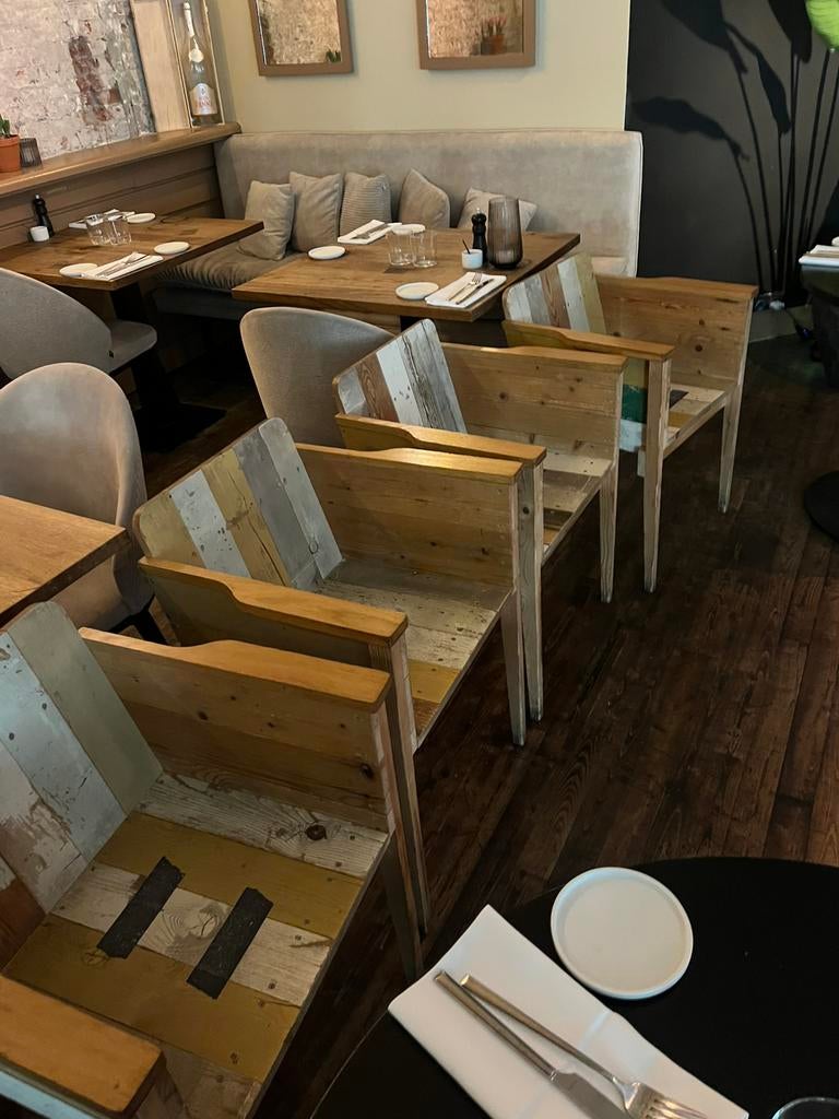 Piet Hein Eek stoelen, Ophalen