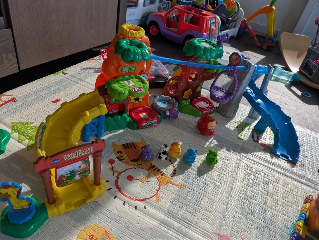 Vtech Zoef Zoef dieren avonturenjungle, Kinderen en Baby's, Speelgoed | Vtech, Ophalen of Verzenden, Gebruikt, 2 tot 4 jaar