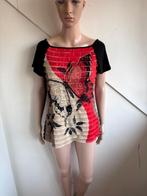 Frank Lyman top maat 40/42 laagjes rood beige zwart, Kleding | Dames, Tops, Maat 38/40 (M), Ophalen of Verzenden, Zo goed als nieuw