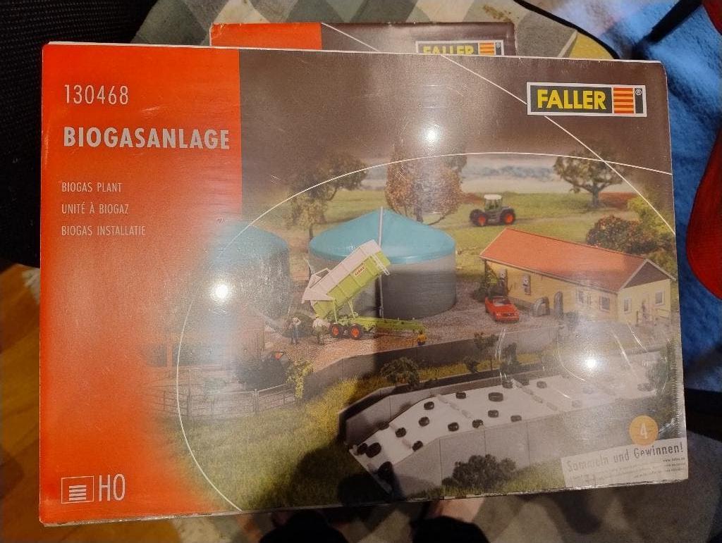 Faller 130468 – Biogasanlage, Hobby en Vrije tijd, Modeltreinen | H0, Overige merken, Gelijkstroom of Wisselstroom, Brug, Tunnel of Gebouw