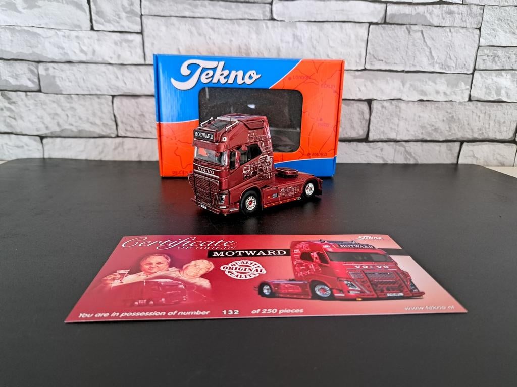 Tekno Volvo Motward, Ophalen of Verzenden, Zo goed als nieuw, Bus of Vrachtwagen, Tekno