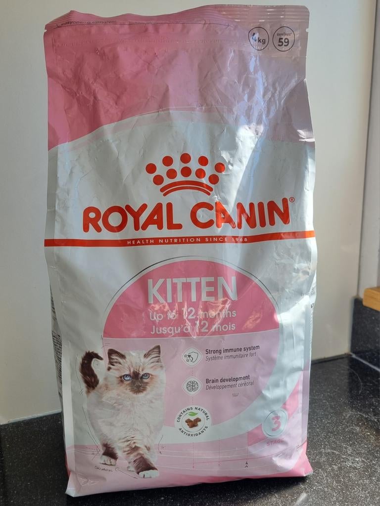Royal Canin Kitten 4 kg – ongeopende zak | scherpe prijs, Ophalen of Verzenden, Kat