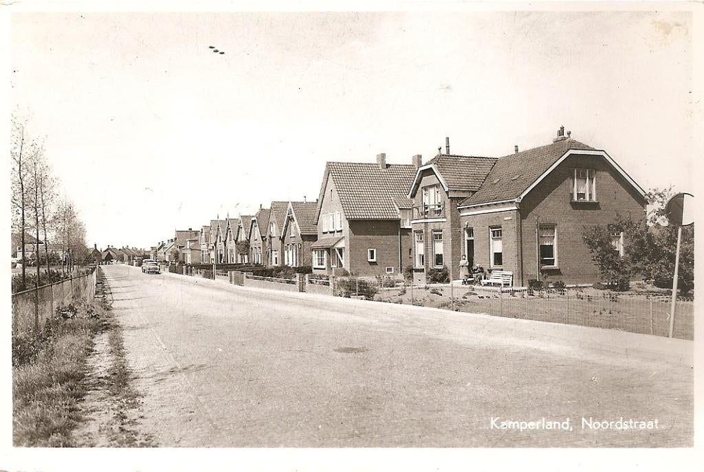 Kamperland, Noordstraat, Ophalen of Verzenden, 1940 tot 1960, Gelopen, Zeeland