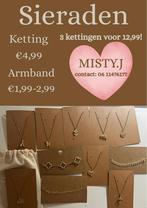 Gouden ketting met hanger, Sieraden, Tassen en Uiterlijk, Kettingen, Verzenden, Nieuw, Goud, Overige materialen