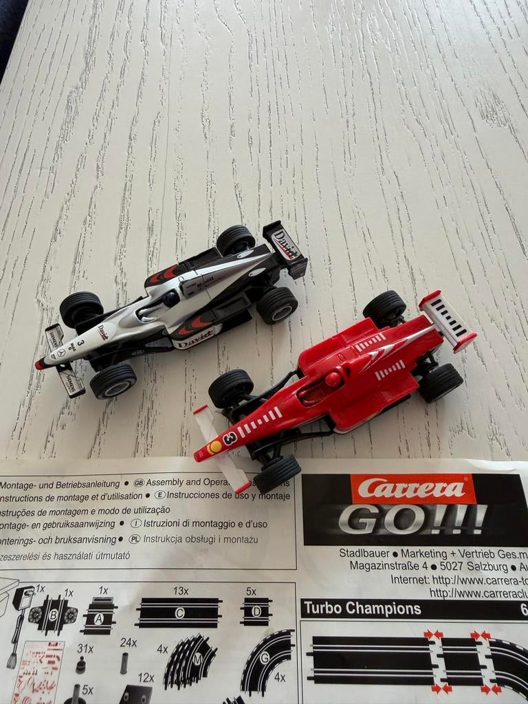 Carrera GO!!! Racebaan Turbo Champions, Kinderen en Baby's, Speelgoed | Racebanen, Ophalen, Carrera, Elektrisch, Racebaan