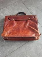 Leren dokterstas / werktas, Ophalen of Verzenden, Bruin, 40 tot 60 cm