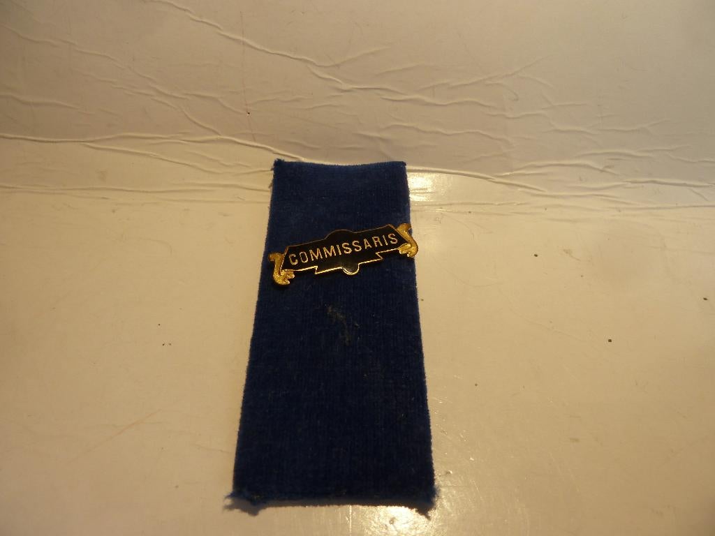 """"COMMISSARIS""""" SPELDJE             3 cm., Ophalen of Verzenden, Nieuw, Overige onderwerpen, Speldje of Pin