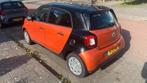 Opvallende Smart ForFour 1.0 2015 - Oranje/Zwart - APK ‘27, Auto's, Smart, Achterwielaandrijving, Overige kleuren, 4 stoelen, Origineel Nederlands