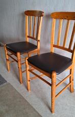 2 eetkamerstoelen, Huis en Inrichting, Stoelen, Ophalen, Gebruikt, Twee