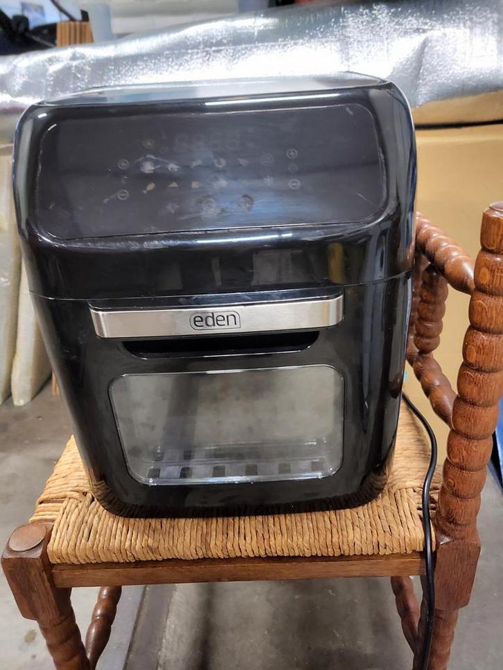 Eden Airfryer Oven met Rotisserie -functie, Witgoed en Apparatuur, Airfryers, Zo goed als nieuw, Airfryer XXL, 1500 gram of meer