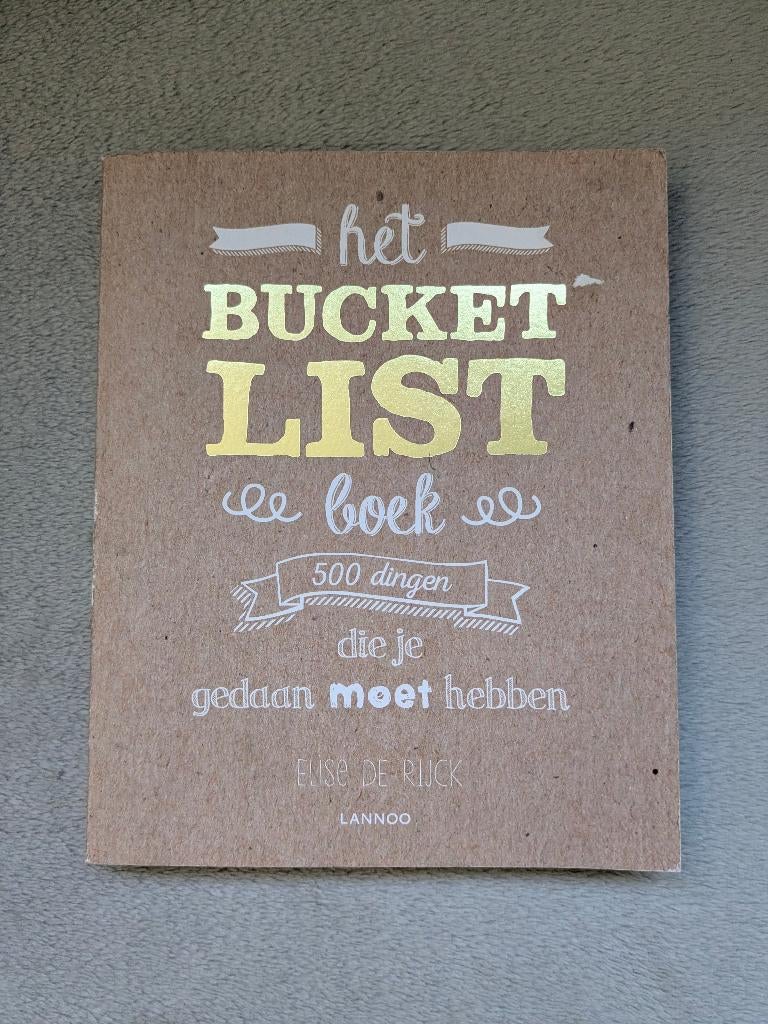 Het Bucketlist boek: 500 dingen die je gedaan moet hebben, Boeken, Hobby en Vrije tijd, Elise De Rijck, Ophalen of Verzenden, Zo goed als nieuw