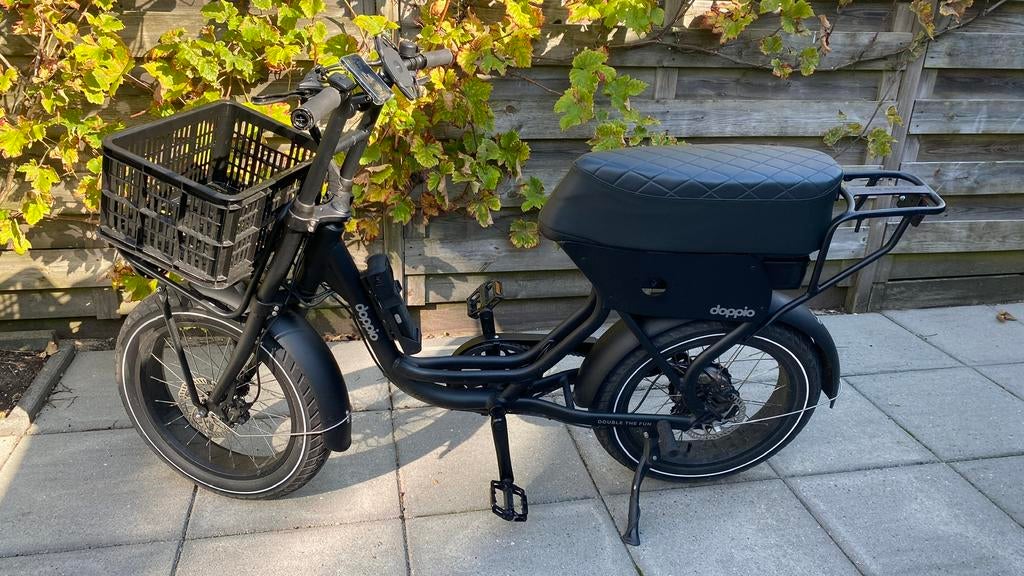 Unieke Zwarte Doppio Fatbike v4 Connected, Fietsen en Brommers, Elektrische fietsen, Gebruikt, Overige merken, 47 tot 51 cm, 50 km per accu of meer