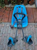Thule/Yepp Mini voorzitje blauw, incl bevestiging, Voetsteuntjes, Yepp, Voorzitje, Ophalen of Verzenden