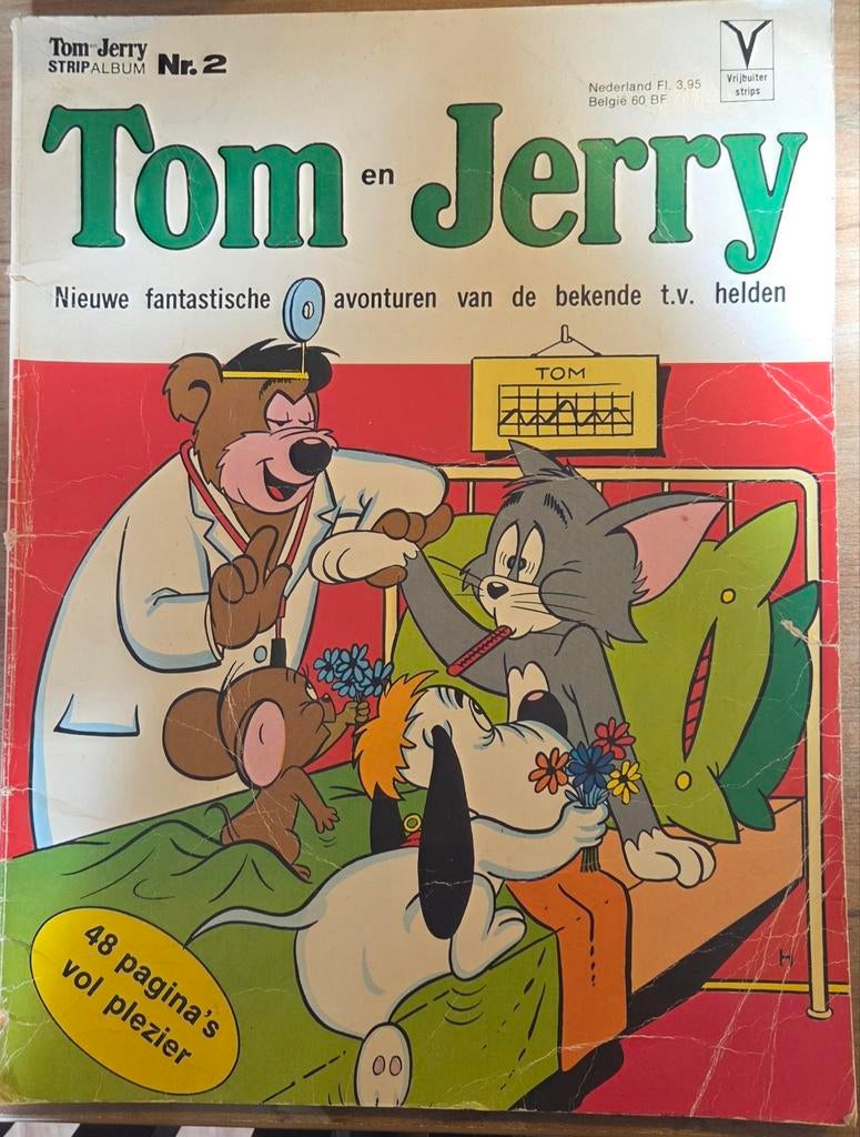 Tom en Jerry stripalbums nr. 1 en 2, Boeken, Stripboeken, Meerdere stripboeken, Ophalen of Verzenden, Gelezen