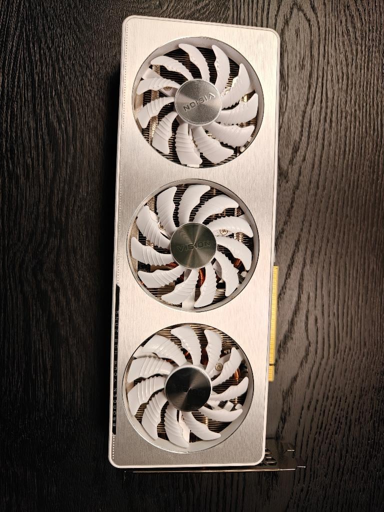 Gigabyte GeForce RTX 3060 Ti Vision OC 8GB, Gebruikt, GDDR6, PCI-Express 4, Ophalen of Verzenden