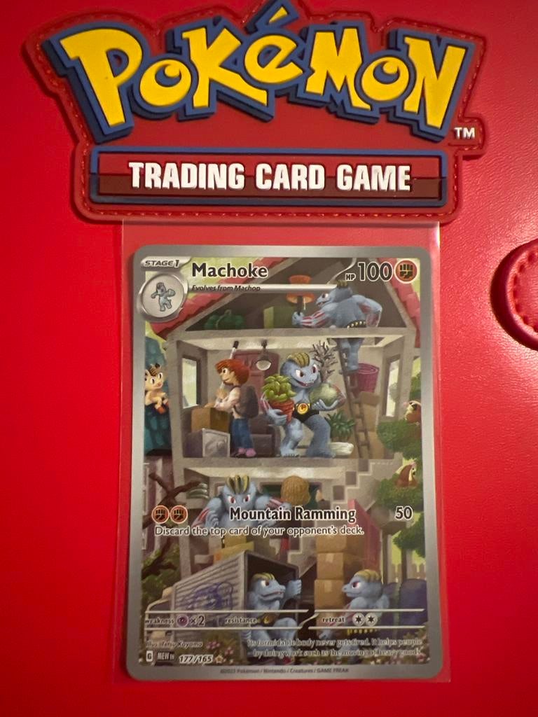 Machoke 177/165 - Pokémon Kaart - Zo goed als nieuw, Ophalen, Zo goed als nieuw, Losse kaart