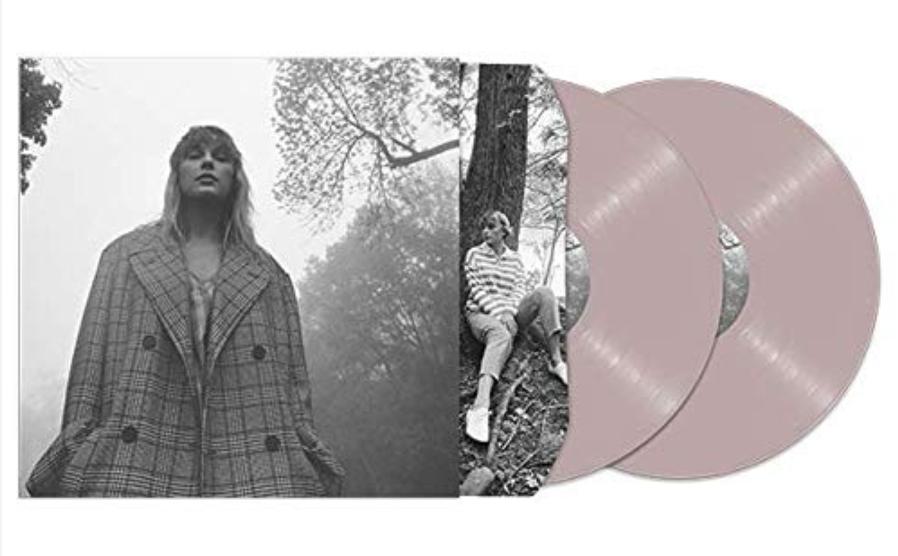 Taylor Swift - Folklore - 2LP op PINK vinyl - Goede staat, 2020 tot heden, Ophalen of Verzenden, Zo goed als nieuw, 12 inch