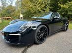 Porsche 911 3.0 Targa 4 PDK AUT 2019 Zwart, Auto's, Zwart, Cabriolet, 4 stoelen, Zwart