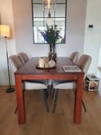 TAFEL, Huis en Inrichting, Tafels | Eettafels, 100 tot 150 cm, Eikenhout, Zo goed als nieuw, Rechthoekig