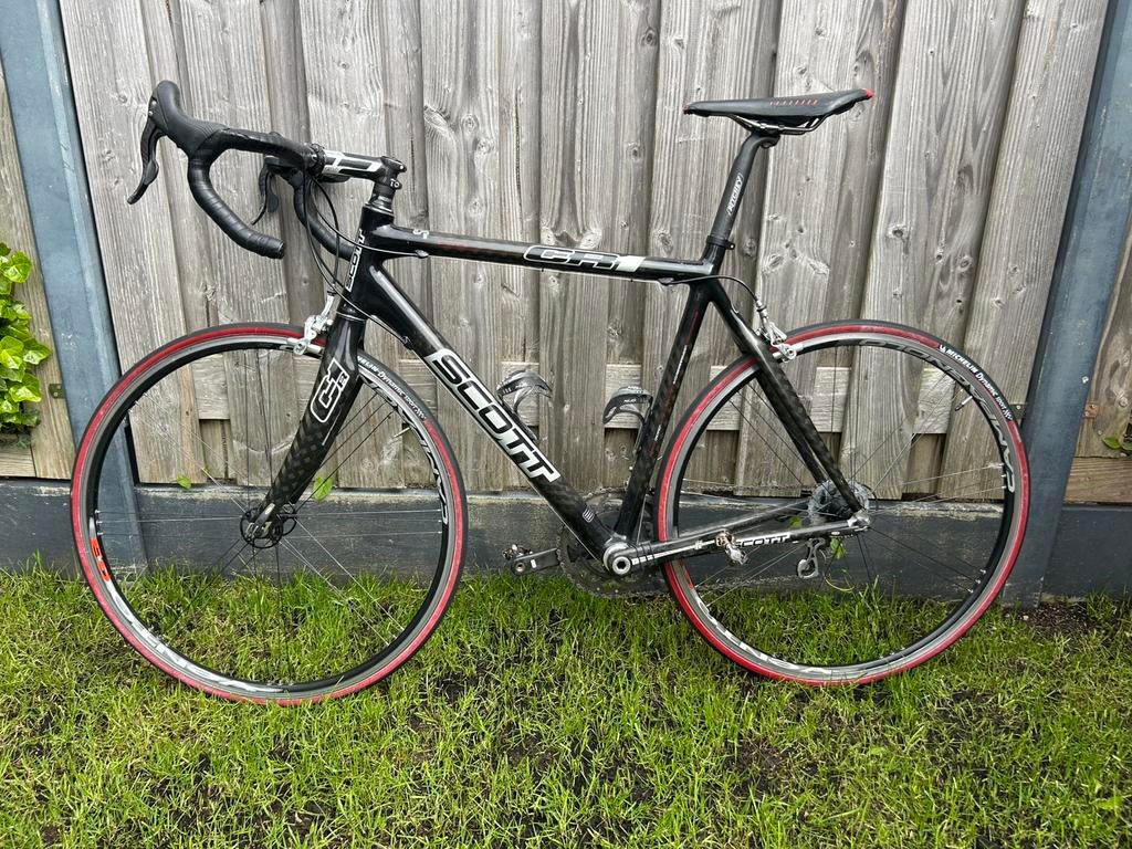 Scott CR1, superlichte carbon racefiets, Carbon, Zo goed als nieuw, Meer dan 20 versnellingen, 53 tot 57 cm