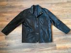 Leren Herenjas maat L  (jas is nog in goede staat), Ophalen of Verzenden, Zo goed als nieuw, Maat 52/54 (L), Zwart