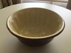 Antieke Bruine Aardewerk Puddingvorm – Maat 3 – Retro, Ophalen of Verzenden