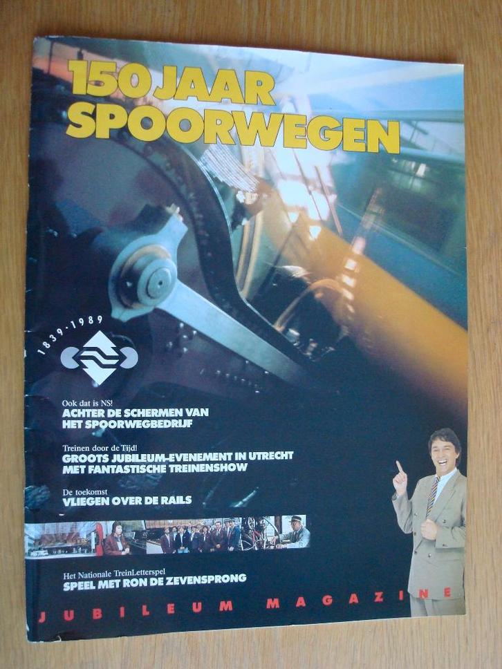 Boekwerk 150 jaar spoorwegen., Verzamelen, Spoorwegen en Tramwegen, Zo goed als nieuw, Trein, Overige typen, Ophalen of Verzenden