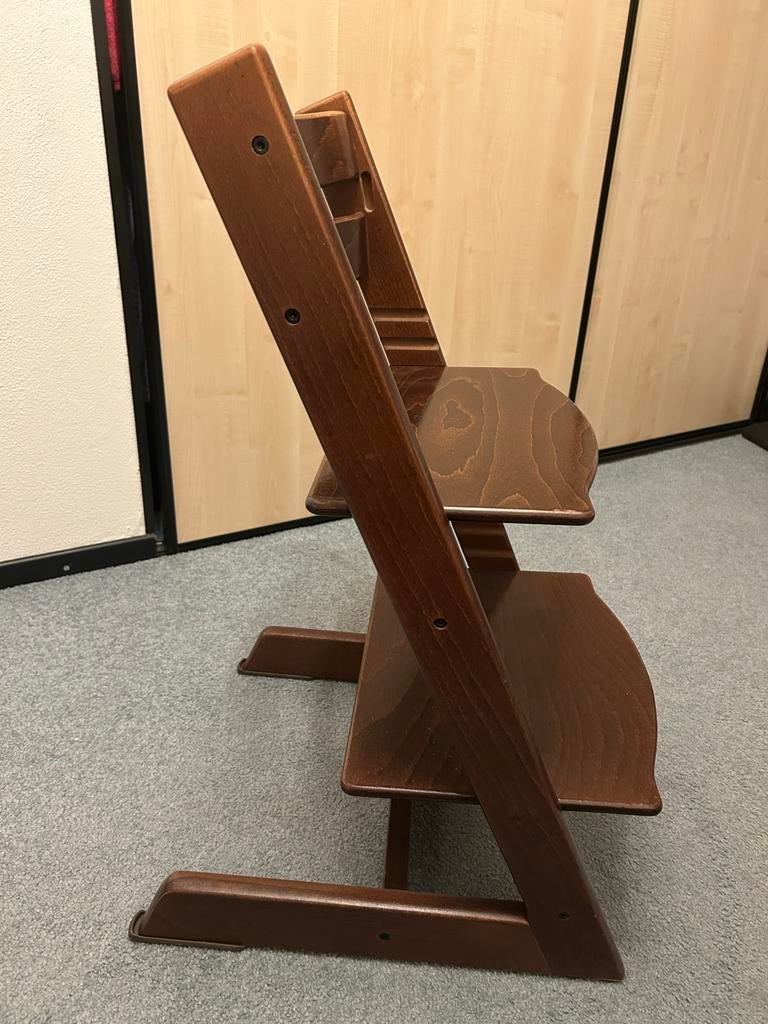 Stokke Trip trap kinderstoel, met toebehoren, Kinderen en Baby's, Kinderstoelen, Ophalen, Gebruikt, Meegroeistoel, Aanschuifbaar