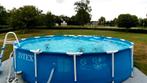 Groot Intex zwembad 4.57x91, Ophalen, Gebruikt, 80 tot 120 cm, Rond