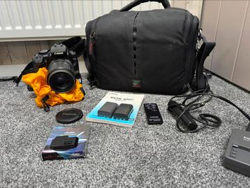 Canon Eos 400d + 35-135mm lens + battery grip + 2 accu’s beschikbaar voor biedingen