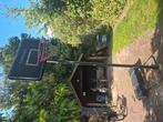 tatmark basketbalpaal, Ophalen, Gebruikt, Hout