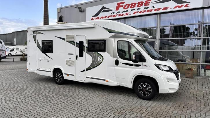 Lage Enkele bedden +Hefbed De Chausson Special Edition 757, Caravans en Kamperen, Campers, Bedrijf, tot en met 5, Half-integraal