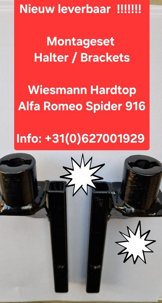 Montageset / Halter / Brackets voor AR 916 Wiesmann Hardtop, Auto-onderdelen, Carrosserie en Plaatwerk, Achterklep, Alfa Romeo