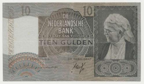 Nederland 10 Gulden 1940 I Emma, Postzegels en Munten, Bankbiljetten | Nederland, Los biljet, 10 gulden, Ophalen of Verzenden