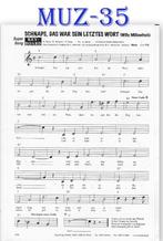 Muz35 bladmuziek super song -Willy Millowitsch, Muziek en Instrumenten, Verzenden, Zo goed als nieuw, Artiest of Componist, Piano