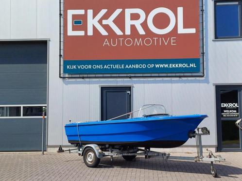 Honda Speed- of Sportboot Polyester met Honda 4 takt 5pk, Watersport en Boten, Motorboten en Motorjachten, Gebruikt, Polyester