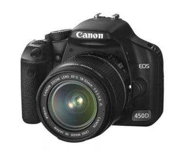 Canon spiegelreflexcamera EOS 450D beschikbaar voor biedingen