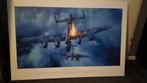 Groot canvas Bf110/Avro Lancaster, Huis en Inrichting, Woonaccessoires | Schilderijen, Tekeningen en Foto's, Ophalen