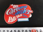 sticker PALL MALL Export 1980 Carnaval met plezier, Ophalen, Zo goed als nieuw, Bedrijf of Vereniging