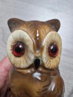 Vintage Uil Lamp ook te gebruiken als oliegeur lampje, Ophalen of Verzenden