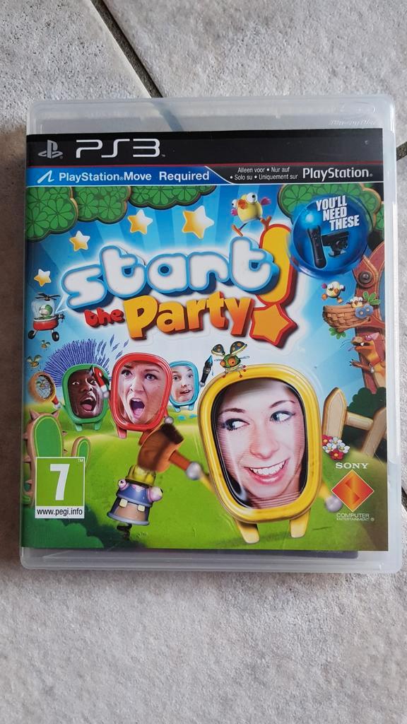 PS3 game: Start the Party!, Spelcomputers en Games, Games | Pc, Zo goed als nieuw, Sport, 3 spelers of meer, Vanaf 3 jaar, Eén computer