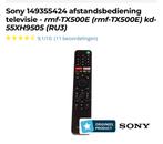 Sony RMF-TX500E Afstandsbediening - Perfecte Vervanging, Tv, Ophalen of Verzenden, Origineel, S